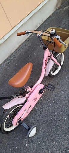 雑誌で紹介された People いきなり自転車14インチコーラルピンク (ヒロ) 八幡の 自転車本体