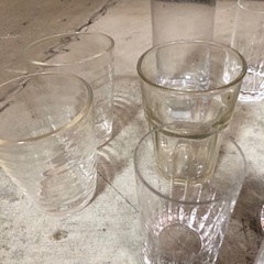 中古　ガラス　コップ　グラス　まとめて　0427え1 M棚の画像
