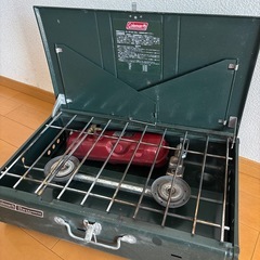 キャンプ　ツーバーナー　ガスコンロの画像