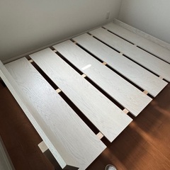 ニトリ　トロップ ベッドフレーム ダブルサイズの画像