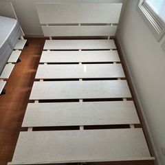 ニトリ　トロップ ベッドフレーム ダブルサイズの画像