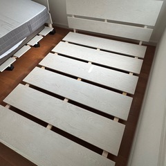 ニトリ　トロップ ベッドフレーム ダブルサイズの画像