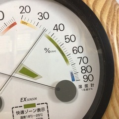 X905 ササキ工芸 湿度温度計 TM 快適表示付き 湿度計/温度計 現状品の画像