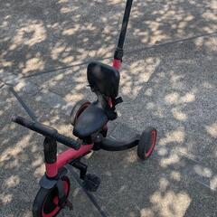 子供用三輪車 5in1 三輪車のりもの BTM 押し棒付き 自転...