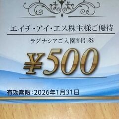 ラグナシア入園割引券の画像