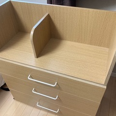 ニトリ　子供部屋家具　チェストデニッシュCハイの画像