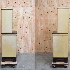 ≪yt1885ジ≫ HAMILTON MFG/ハミルトン スチールキャビネット 飾り棚/ガラス/什器/アメリカンヴィンテージ家具/USA雑貨/レトロ/DULTON/ダルトン/中古家具/宮城県仙台市 70327-16の画像