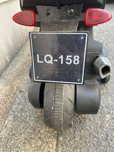 LQ-158 子供用バイク 青充電器付き 充電式 電動乗用バイク LQ-158 T1500 ACアダプタ付き 子供用