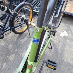 【中古】26インチ　自転車　オリーブ　モスグリーン　UVER&LULUの画像