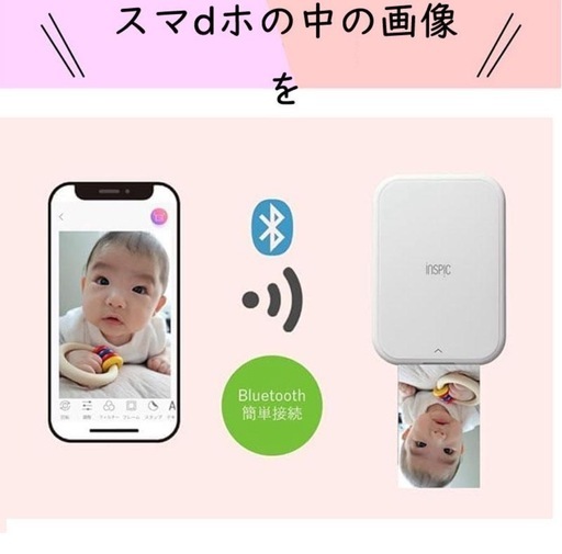 Canonミニフォトプリンター本体と用紙100枚セット
