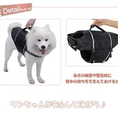 【中型犬〜23kg】ライフジャケット／ピンクの画像