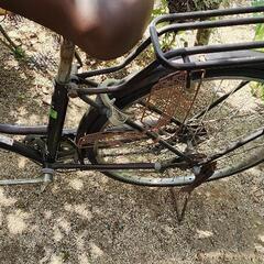 ノーパンクタイヤの自転車の画像