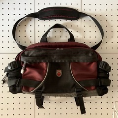 ティンバーランド限定カラーREDウエストポーチショルダーバックu...