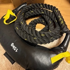 サンドバッグ15キロ トレーニングロープセット