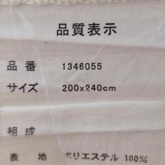 受け渡し者決定 カーペット  マット  ラグ  200×240cm の画像