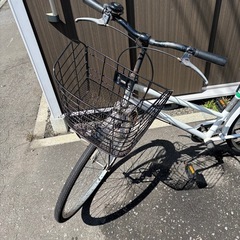 27インチ 自転車 ママチャリ シティサイクル ライト付き　通勤 通学に！の画像
