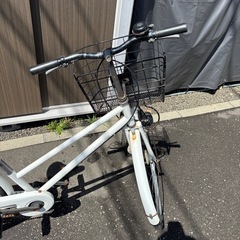 27インチ 自転車 ママチャリ シティサイクル ライト付き　通勤 通学に！の画像