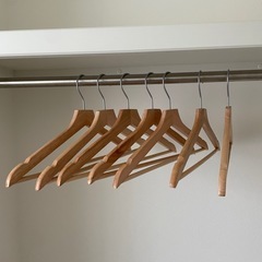 無印良品　ハンガー ７本の画像