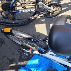 【中古】20インチ　自転車　ホワイト　白の画像