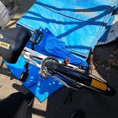 【中古】20インチ　自転車　ホワイト　白の画像