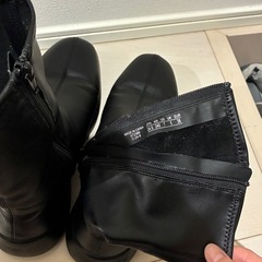 UNIQLO ストレッチショートブーツ ブラックの画像