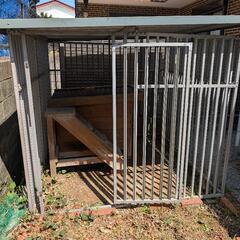 犬舎(檻)　木製犬小屋　セット