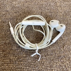 Apple アップル純正イヤホンの画像