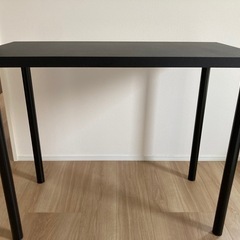 シンプル黒テーブル 90×45cm 2年使用 美品