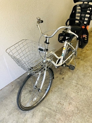 子乗せ 自転車　チャイルドシート付き自転車