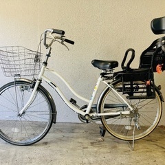 子乗せ 自転車　チャイルドシート付き自転車