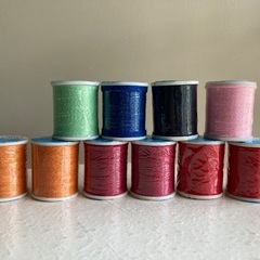 ミシン糸　7色　10本セット　300円
