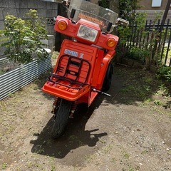 ジャイロX側車付オートバイ