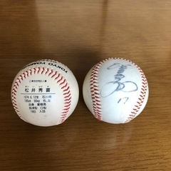 野球ボール2点
の画像