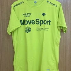 DESCENTE Move Sport Tシャツ Lサイズ イエロー