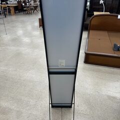 ★ジモティ割あり★  姿見 黒 H148×D37×W30.5 クリーニング済み TJ11521の画像