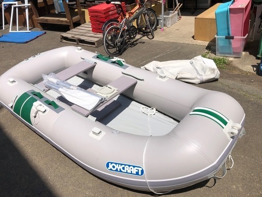 美品❣️JOY CRAFT 4人乗りゴムボート KED-270 電動ポンプチャージャーセット
