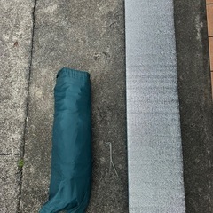 テント2人用(雨天カバー付き)マット１つ　値下げ可能
の画像