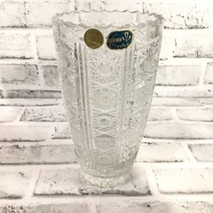 X800 保管品 BOHEMIA/ボヘミアグラス 花瓶/フラワー...