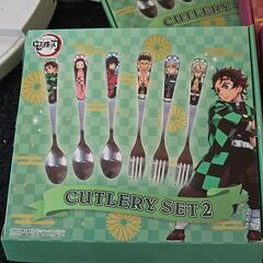 鬼滅の刃　スプーンフォークセットの画像