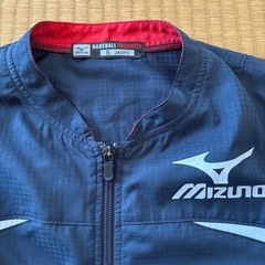 ミズノ半袖ジップアップの画像