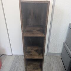 【美品】3段カラーボックス