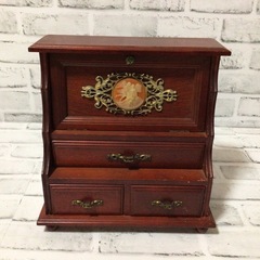 X788 保管品 オルゴール付き ジュエリーボックス 小物入れ ...