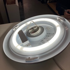 O2504-758 ニトリLEDシーリングライト プリメーラ3 6J 6畳用 年式表記無し 点灯確認済み リモコン付き 中古②の画像