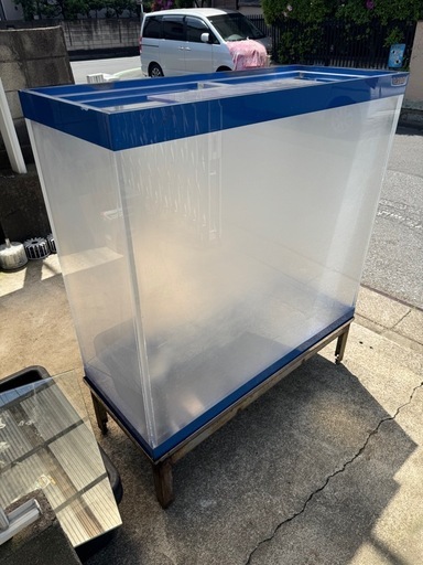 1200アクリルオーバーフロー水槽 アクリルオーバーフロー水槽1200