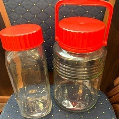 瓶　2個セット　梅酒　梅干し　らっきょ