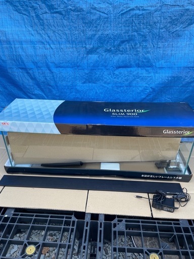 ＧＥＸ 水槽 グラステリア スリム 900 照明セット