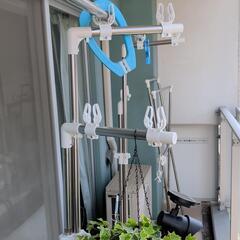 2連物干し台（物干し竿1本つき）