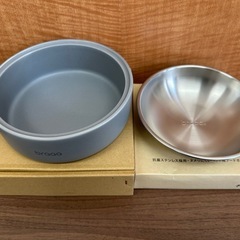 【塩尻市引き取り限定】braaa ブラー ステンレスペットボウル...