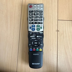 AQUOS 32型　液晶テレビ　純正リモコン付き　の画像