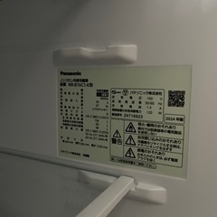 冷蔵庫(2024年製　Panasonic  NR-B16C1-K)の画像